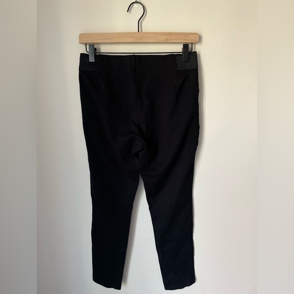 Chaps Black Stretch Cropped Career Pants Size Medium Petite - Picture 8 of 9